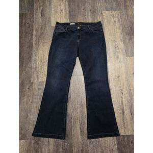 KUT From The Kloth Chrissy Flare Women's Size 16W Dark Wash Stretch